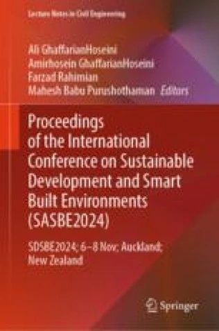 Book cover: SASBE2024: Smart and Sustainable Built Environment